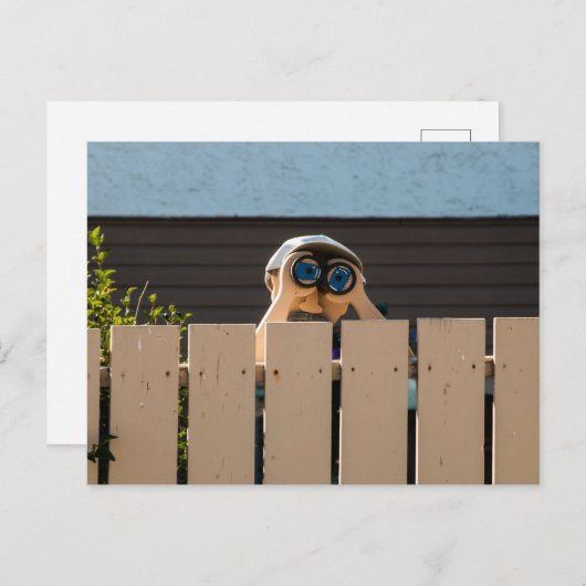 Peeping-Briefkaart Briefkaart (Voorkant / Achterkant)