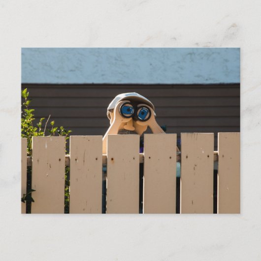 Peeping-Briefkaart Briefkaart (Voorkant)