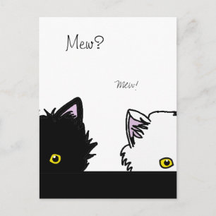Peeping Kittens Briefkaart