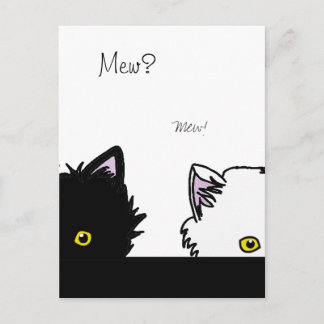 Peeping Kittens Briefkaart