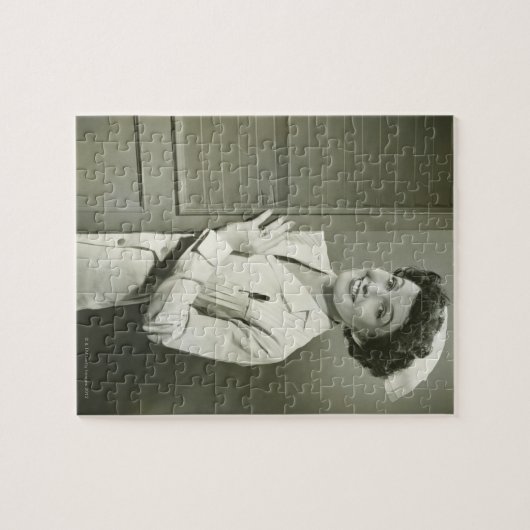 Peeping Nurse Legpuzzel (Horizontaal)