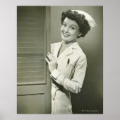 Peeping Nurse Poster (Voorkant)