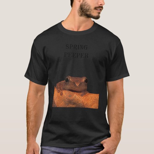 Peeping Spring Peeper T-shirt (Voorkant)