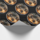 Peeping Yorkie Cadeaupapier (Hoek)
