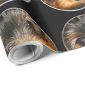 Peeping Yorkie Cadeaupapier (Rol Hoek)