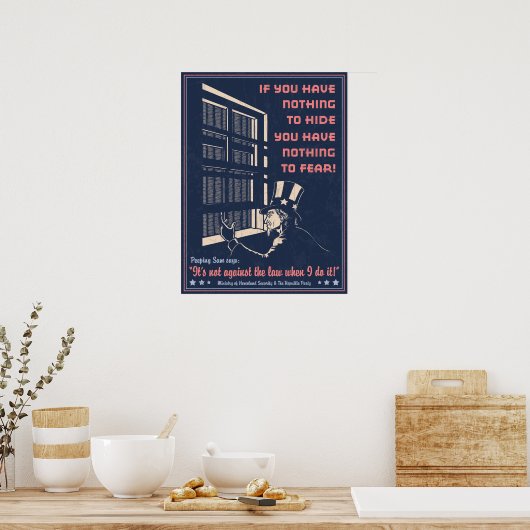 peepingsam-LG Poster (Keuken)