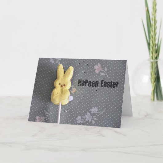 PEEPS BULLETIN-Wenskaart Bedankkaart (Voorkant)
