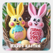 Peeps Gone Wrong" Sticker Sheet – 90s Easter Fail (Voorkant)