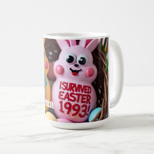 Peeps Gone Wrong" Sticker Sheet – 90s Easter Fail Koffiemok (Voorkant rechts)