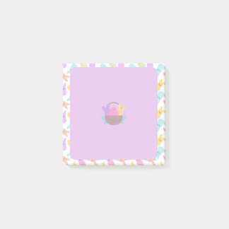 Peeps in een mandje post-it® notes