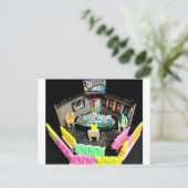 PEEPS POKER HEADS UP CHAMPIONSHIP BRIEFKAART (Staand voorkant)