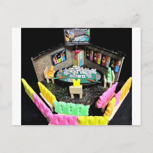 PEEPS POKER HEADS UP CHAMPIONSHIP BRIEFKAART (Voorkant)