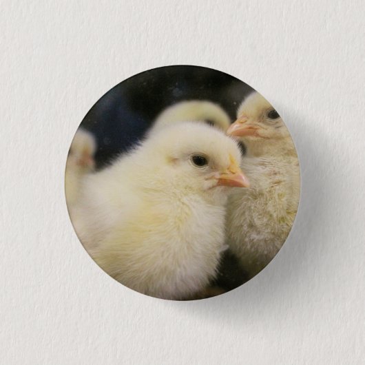 Peeps Ronde Button 3,2 Cm (Voorkant)