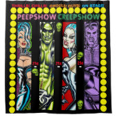 Peepshow Creepshow Douchegordijn (Voorkant)