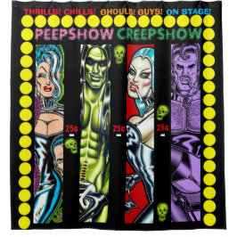 Peepshow Creepshow Douchegordijn