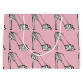 Peeptoe Platform Pump Gift Bag Groot Cadeauzakje (Voorkant)