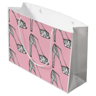 Peeptoe Platform Pump Gift Bag Groot Cadeauzakje