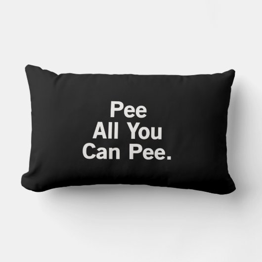 Peer alles wat je kunt plassen. kussen (Voorkant)