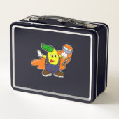 Peer als Schilder met de borstel van de Verf (Achterkant)