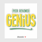 Peer Beoordeeld Genius Vinyl Sticker (Vel)
