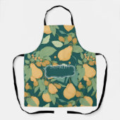 Peer Bloemen Kleurrijk Gepersonaliseerd Patroon Schort (Voorkant)