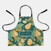 Peer Bloemen Kleurrijk Gepersonaliseerd Patroon Schort (Voorkant)