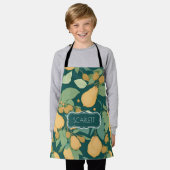 Peer Bloemen Kleurrijk Gepersonaliseerd Patroon Schort (Gedragen)