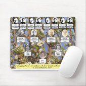 Peer Blossom Family Tree Quote en Photos Muismat (Met muis)