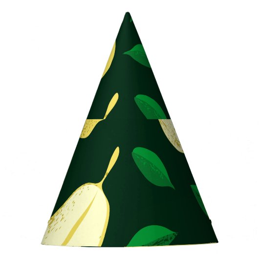  peer botanisch: lichtgroen feesthoedjes (Voorkant)