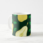  peer botanisch: lichtgroen koffiemok (Voorkant links)