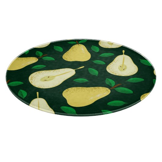  peer botanisch: lichtgroen snijplank (Hoek)