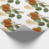  peer botanische illustratie cadeaupapier (Hoek)