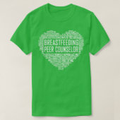 Peer Counselor Heart T-shirt (Design voorkant)