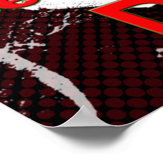 Peer Druk Poster - Stop en denk voordat u dat doet (Hoek)