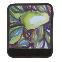 peer en groen bagage handvat wrap