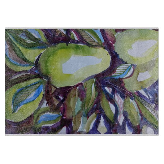 Peer en groen snijplank (Voorkant)