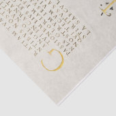 Peer Frans Roos Kalligrafie Tissuepapier (Detail)