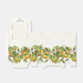 Peer Fruit Bloemen Bedankdoosjes (Uitgevouwen)