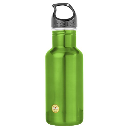 Peer glaasjes Cute & Funny Water Bottle Waterfles (Achterkant)