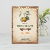 Peer koppel shower thema kaart (Staand voorkant)