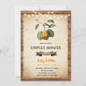 Peer koppels bruisfeest thema kaart (Voorkant)