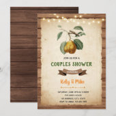 Peer koppels douche thema kaart (Voorkant / Achterkant)