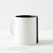 peer-logo-mok tweekleurige koffiemok (Voorkant links)