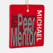 Peer Mentor Extraordinaire CUSTOM Keramisch Ornament (Rechts)