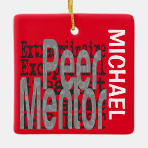 Peer Mentor Extraordinaire CUSTOM Keramisch Ornament