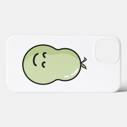 Peer met een glimlach Case-Mate iPhone case (Achterkant (horizontaal))