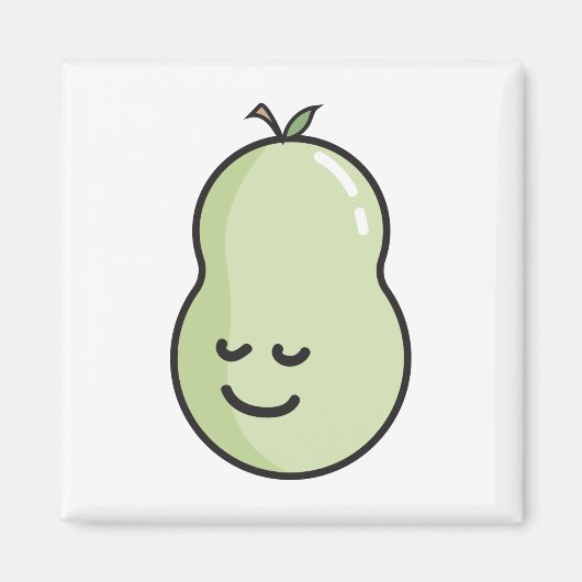 Peer met een glimlach magneet (Voorkant)