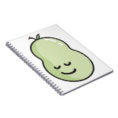 Peer met een glimlach notitieboek (Rechterzijde)