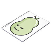 Peer met een glimlach notitieboek (Linkerzijde)