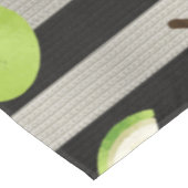 Peer Modern Zwart & Witte Strepen Tafelkleed (Gekanteld)